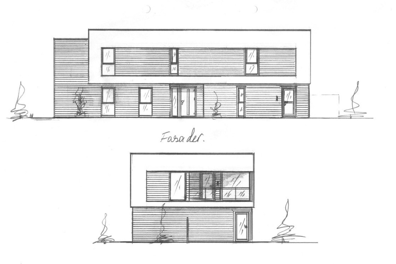 Johnny gjør det på gamle måten med tegnebrett og meget detaljerte tegninger.  